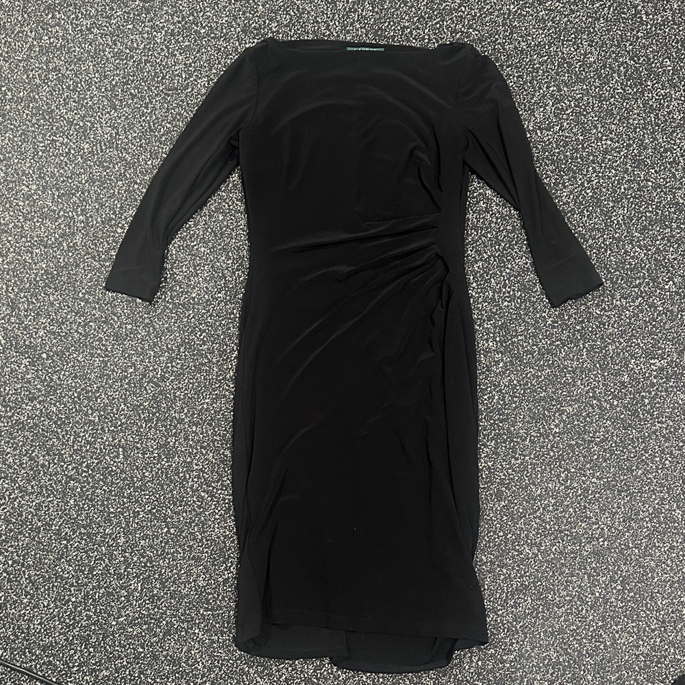 Ralph Lauren Classic Black Long Sleeve Dress